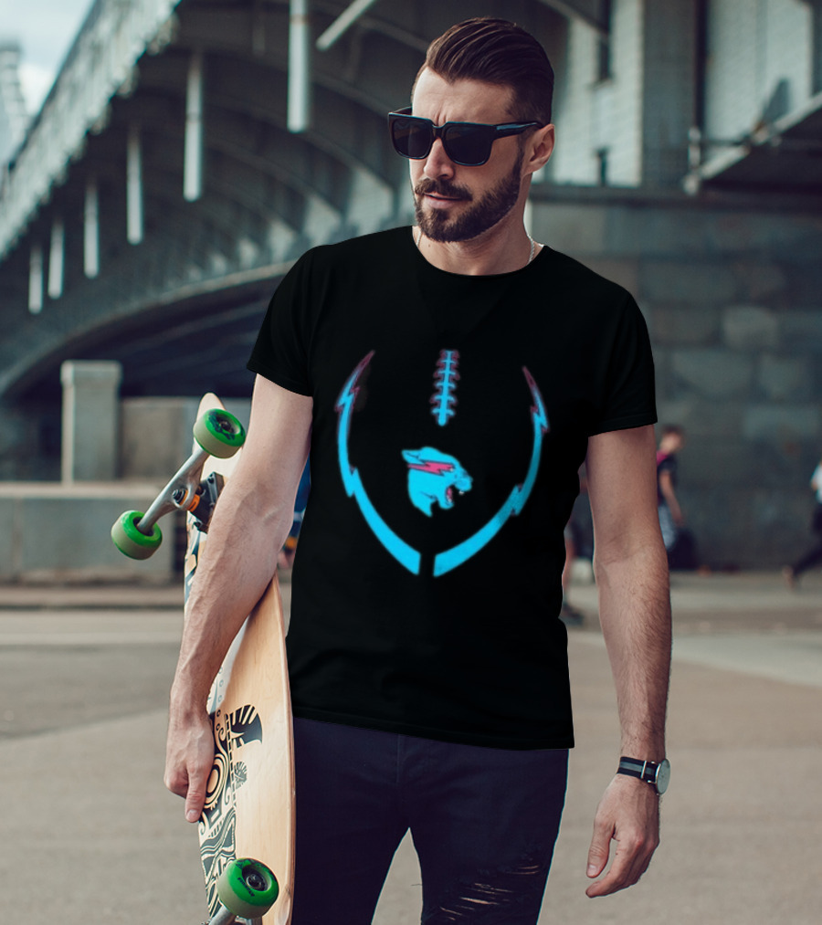 Mrbeast Store Beast Lightning Football T-Shirt