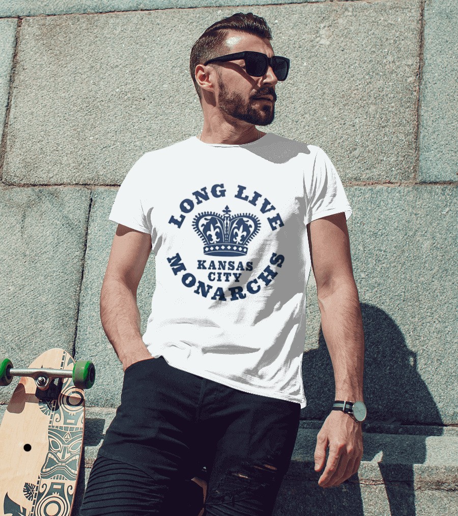 Long Live Kansas City Monarchs Negro Leagues Crown T-Shirt