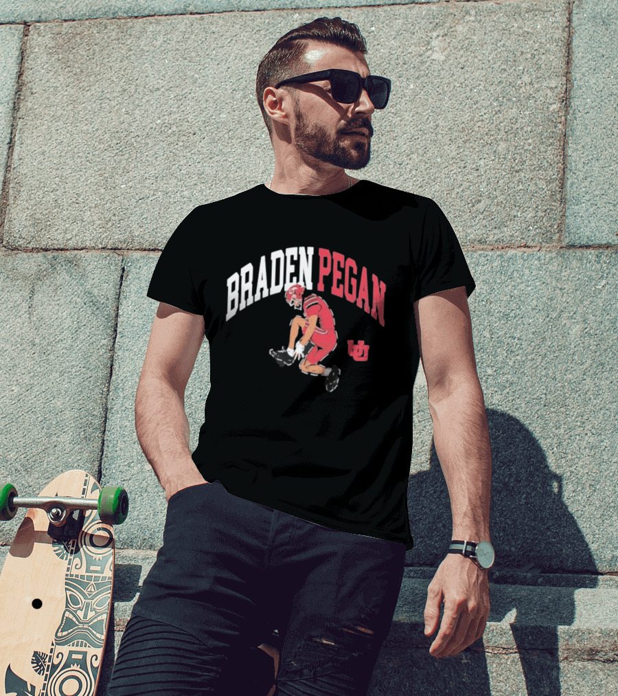 Braden Pegan Utah Utes Football Comic T-Shirt