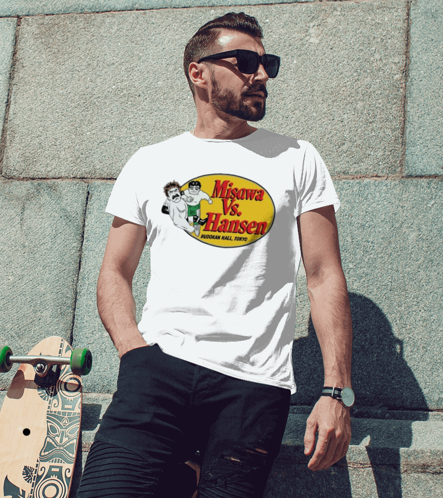 Misawa Vs Hansen Budokan Hall Tokyo T-Shirt