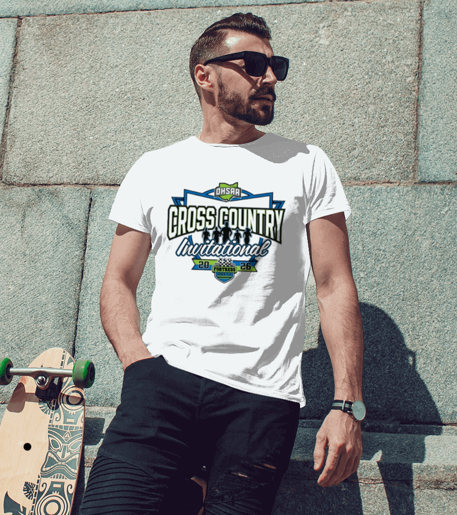 OHSAA Cross Country Invitational 2026 Fortress Obetz T-Shirt
