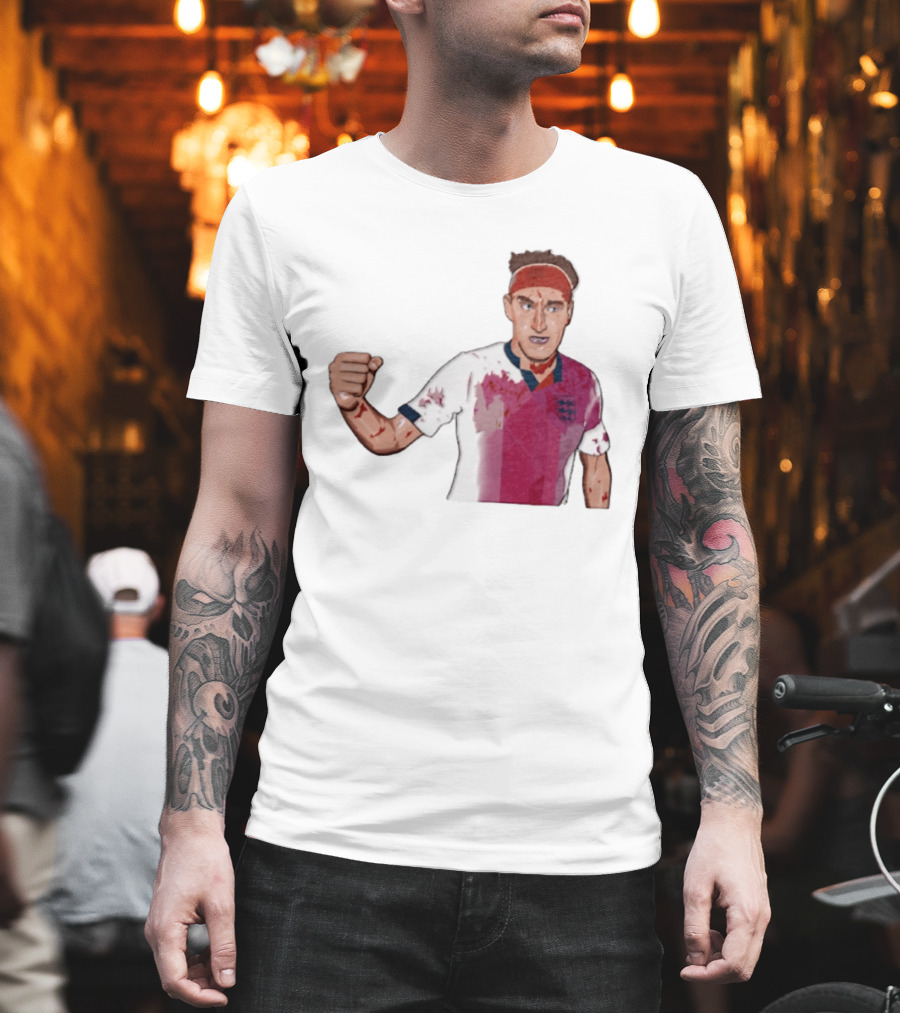 Terry Butcher England Football Iconic Bloodied Headband Moment Football Fans T-Shirt