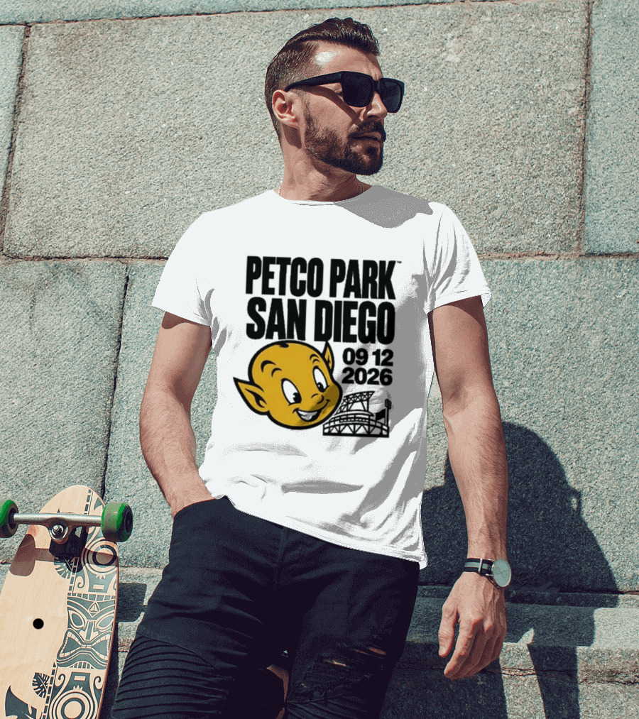 Petco Park San Diego Sep 12 2026 Event Icon With Stadium T-Shirt