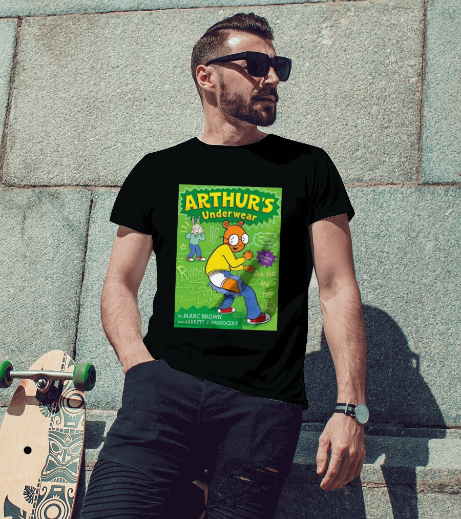 ARTHUR'S Underwear Graphic Novel By Marc Brown And Jarrett J. Krosoczka T-Shirt