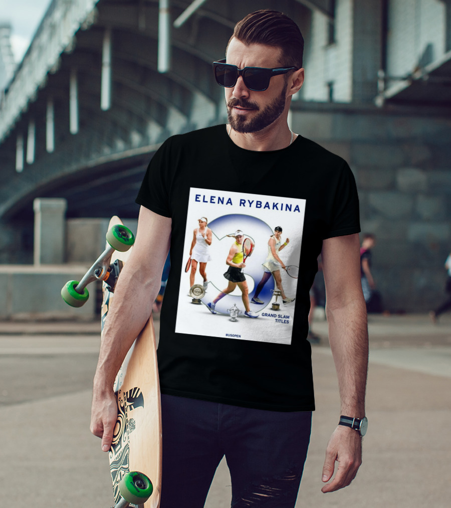 Elena Rybakina Triple Grand Slam Titles US Open Champion T-Shirt
