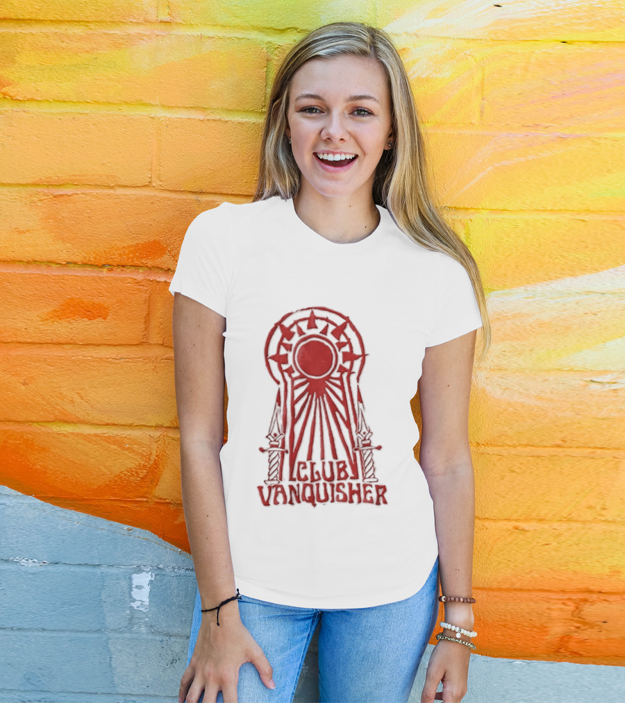 Club Vanquisher Sun With Daggers Red T-Shirt