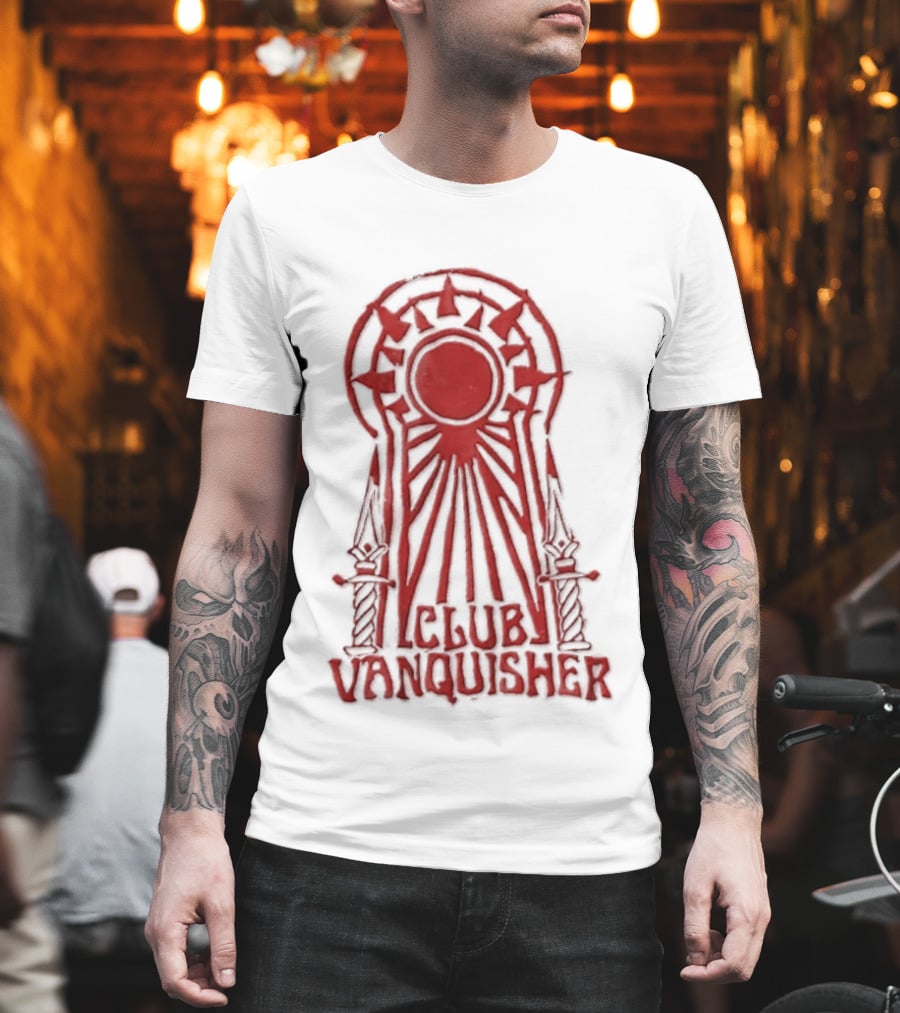 Club Vanquisher Sun With Daggers Red T-Shirt