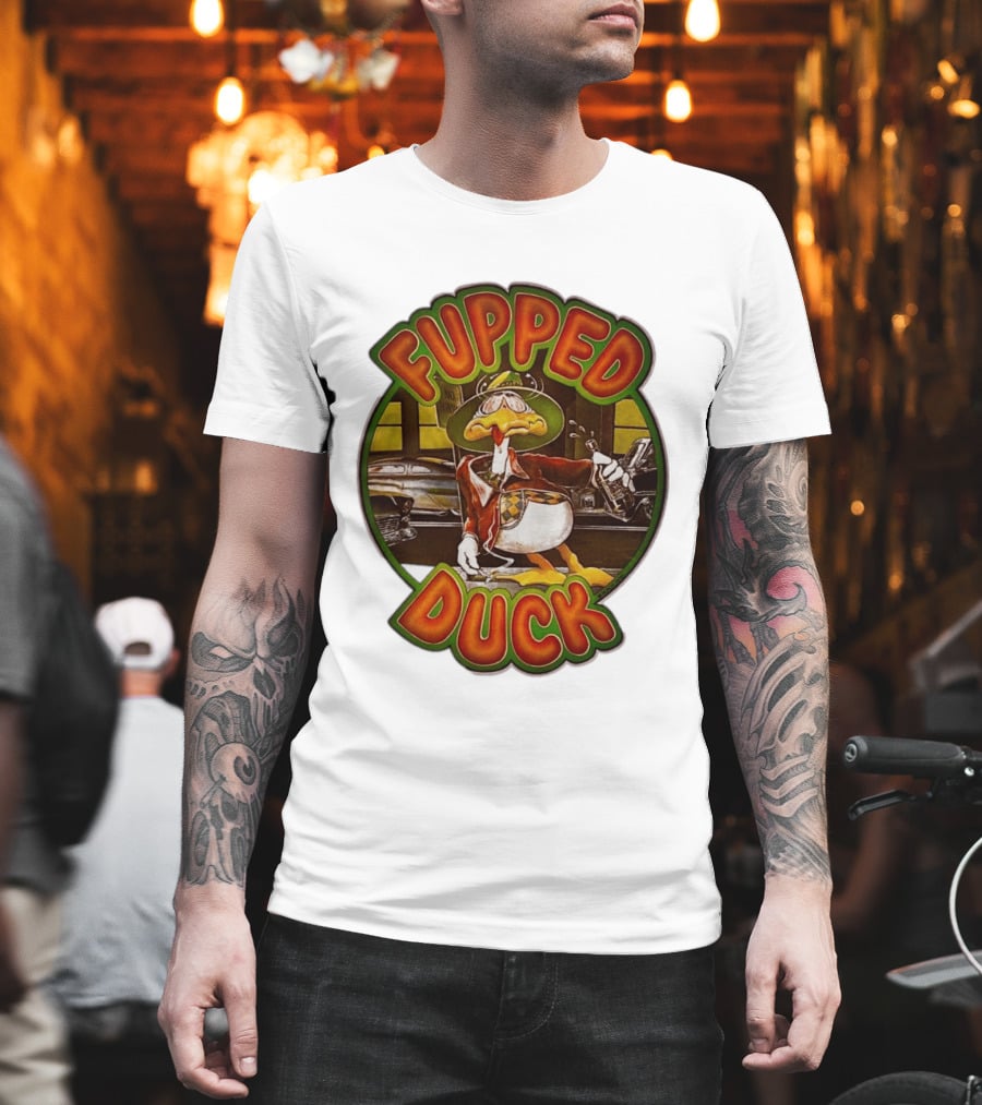 Fupped Duck Vintage Style 1979 Tipsy Cartoon Nostalgia T-Shirt