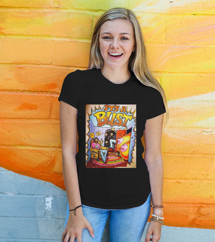 It's A Bust 1975 Zap Comix Cartoon Explosion T-Shirt