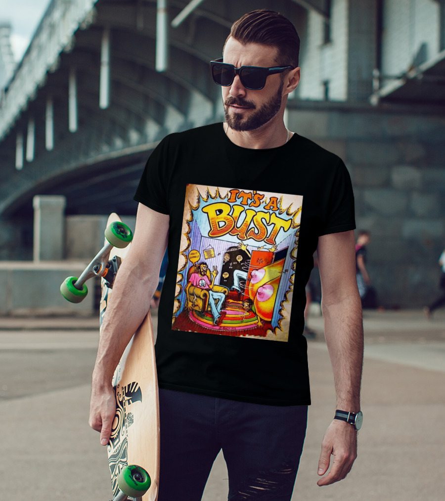 It's A Bust 1975 Zap Comix Cartoon Explosion T-Shirt