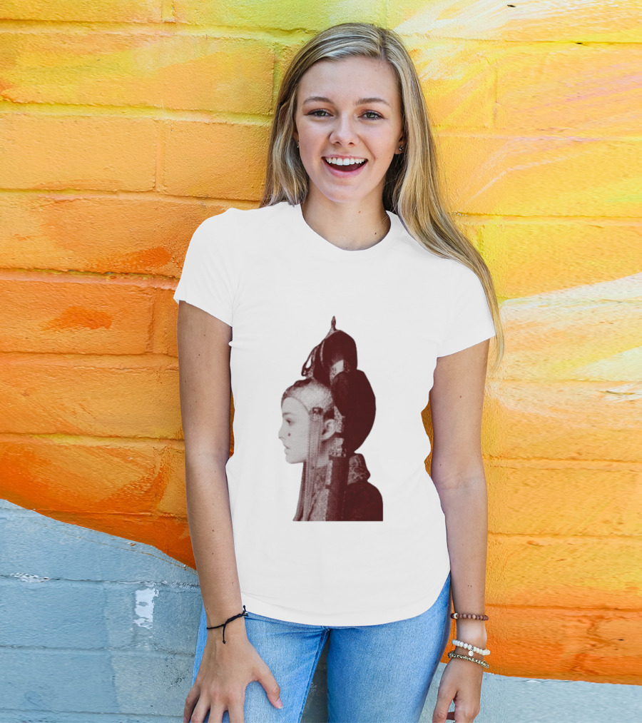 Queen Amidala Profile Bootleg Style Vintage Aesthetic T-Shirt
