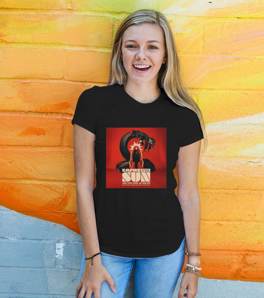 Empire Of The Sun Ask That God Afterlife Australia New Zealand Tour 2027 T-Shirt