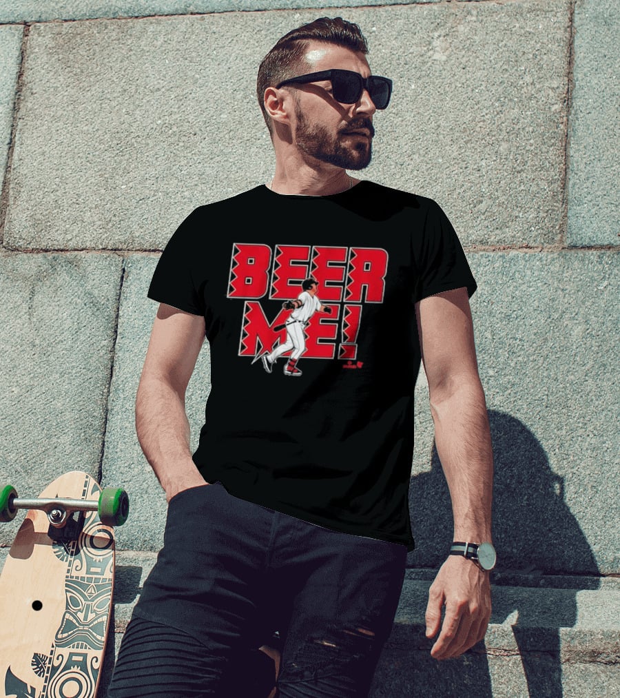 Beer Me Baseball Humor Seth Beer Playful T-Shirt