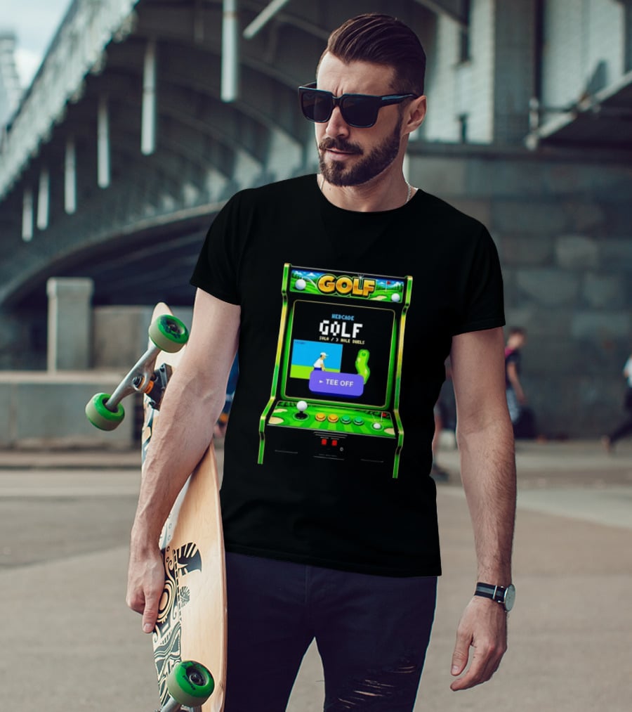 Webcade Golf Arcade Off Solo 3 Hole Duels T-Shirt
