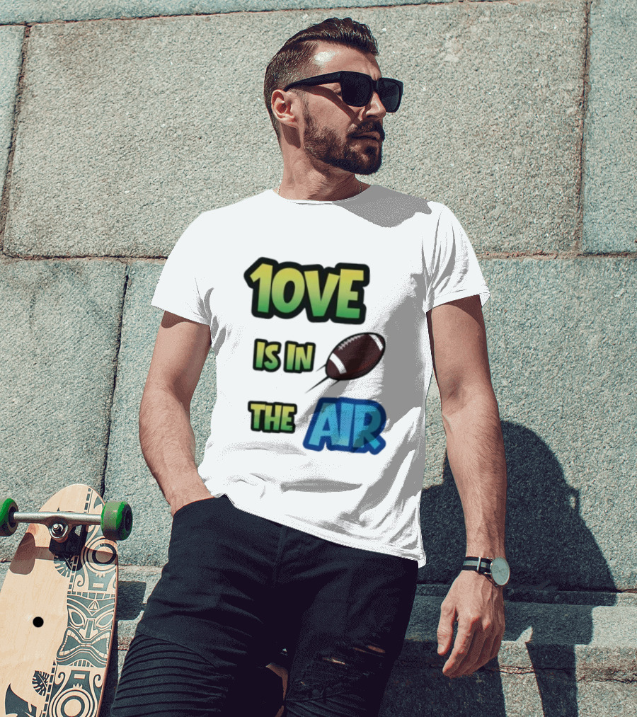 Jordan Love 1ove Is In The Air Green Bay Packers Football T-Shirt