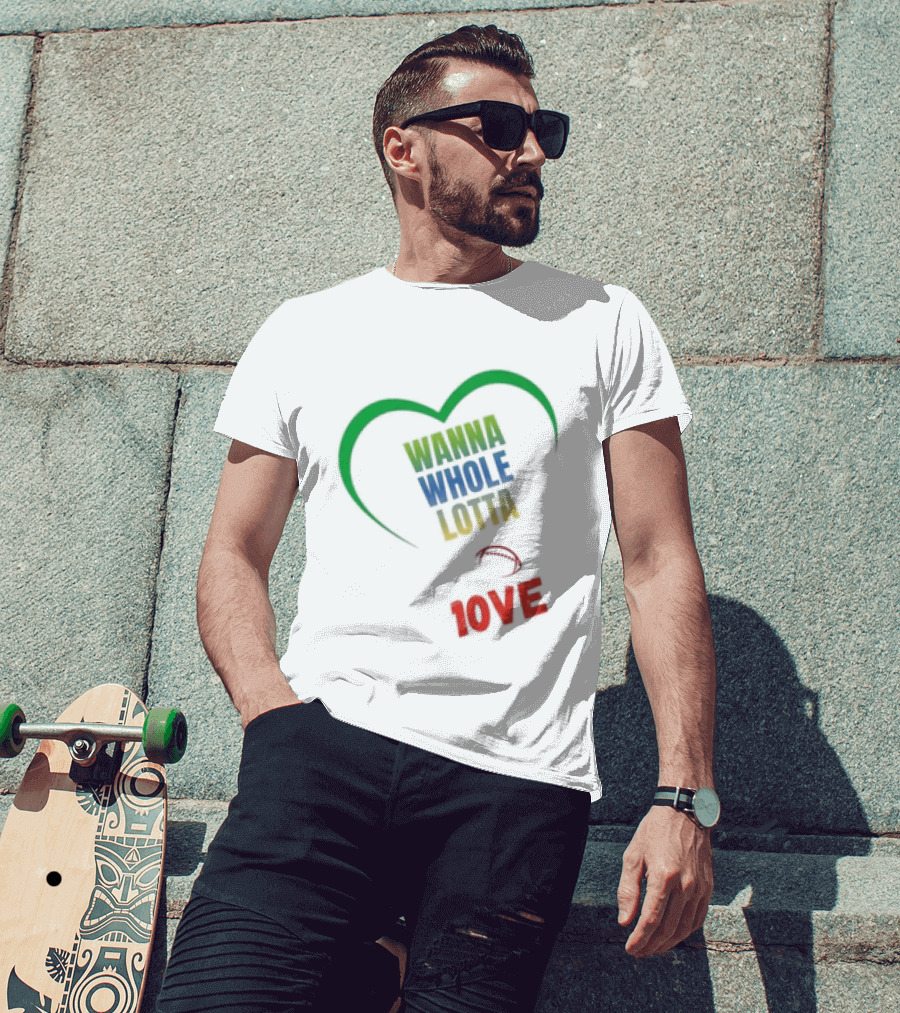 Green Bay Packers Wanna Whole Lotta 1OVE Jordan Love T-Shirt