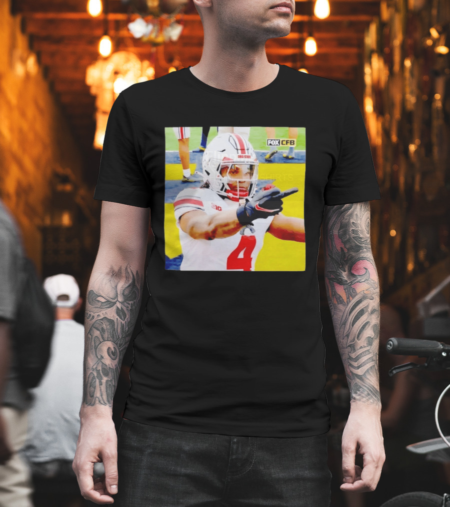 Ohio State Player Gesture Against Michigan Football T-Shirt