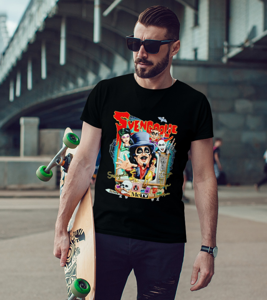 Svengoolie Berwyn MeTV Horror Characters And Spooky Fun T-Shirt