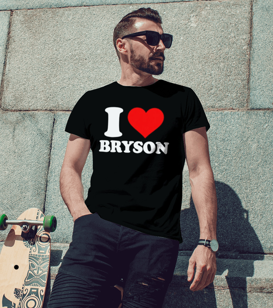PGA Tour I Love Bryson Golf Professional Golfer T-Shirt