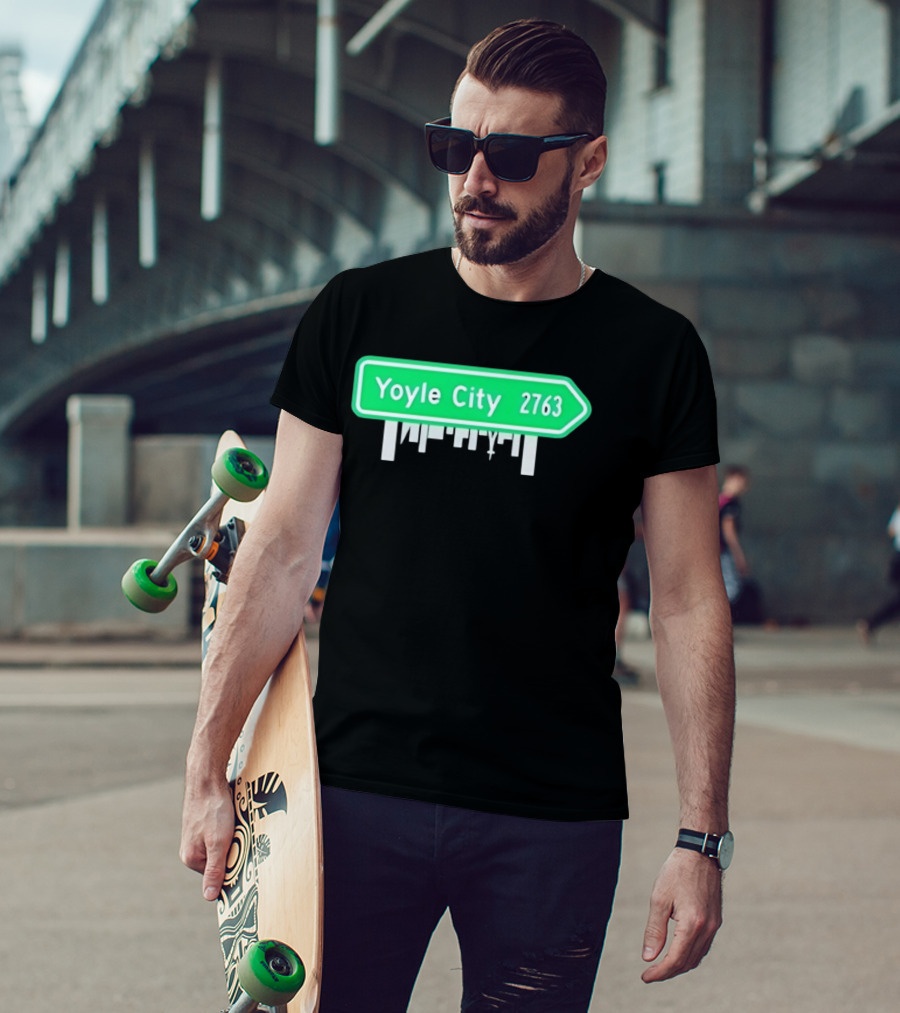 Yoyle City 2763 Road Sign Battle For Dream Island Series T-Shirt