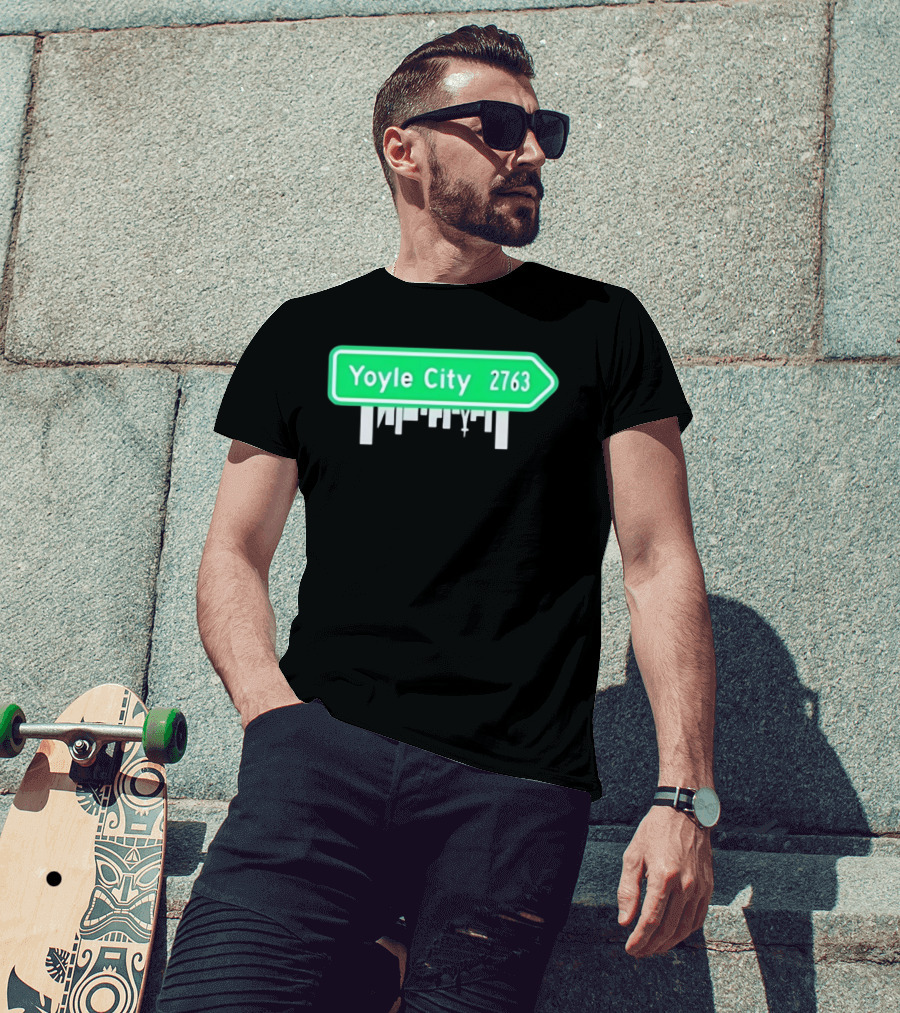 Yoyle City 2763 Road Sign Battle For Dream Island Series T-Shirt