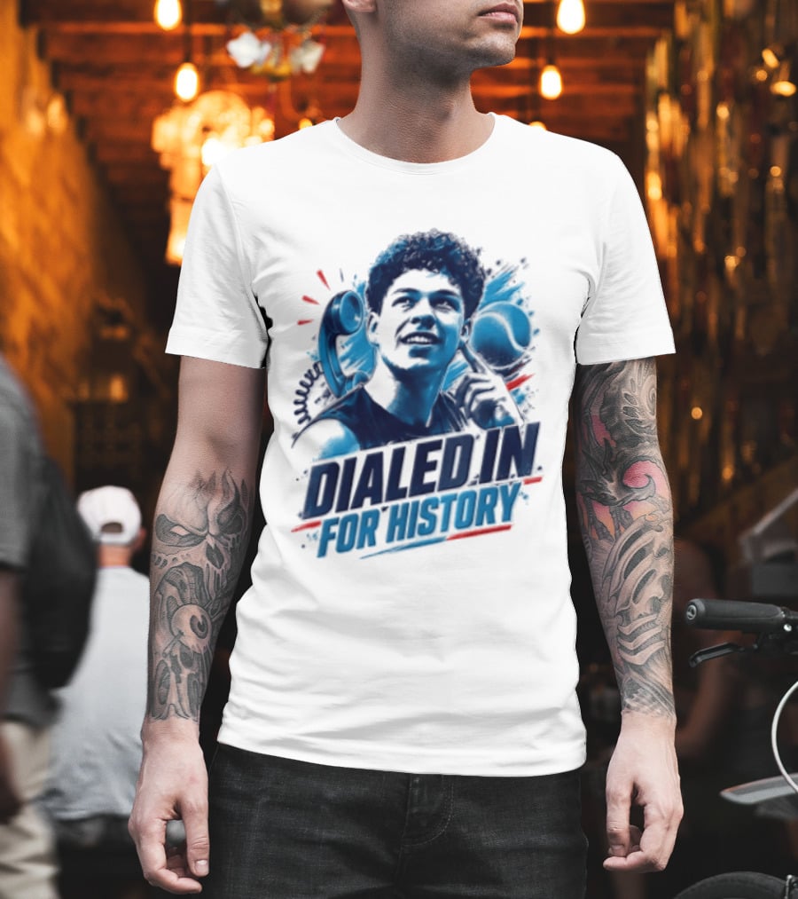 Ben Shelton Dialed In For History Tennis US Open T-Shirt