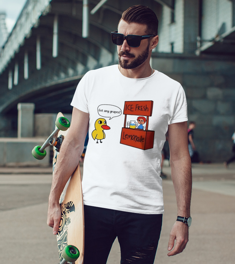 Got Any Grapes Duck Ice Fresh Lemonade Stand T-Shirt