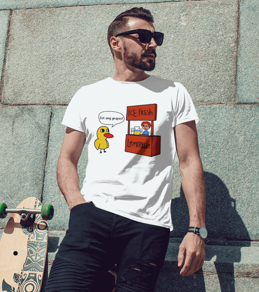 Got Any Grapes Duck Ice Fresh Lemonade Stand T-Shirt