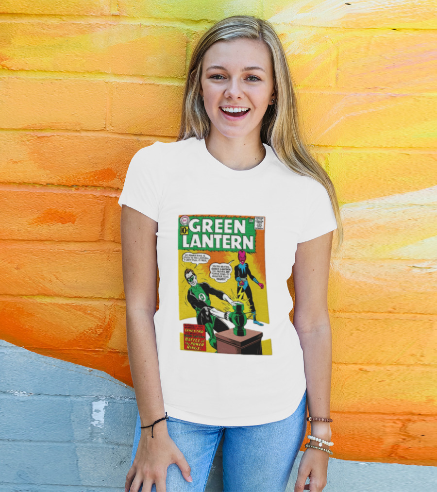 Green Lantern Sinestro Battle Of The Power Rings Comic Cover DC Comics T-Shirt