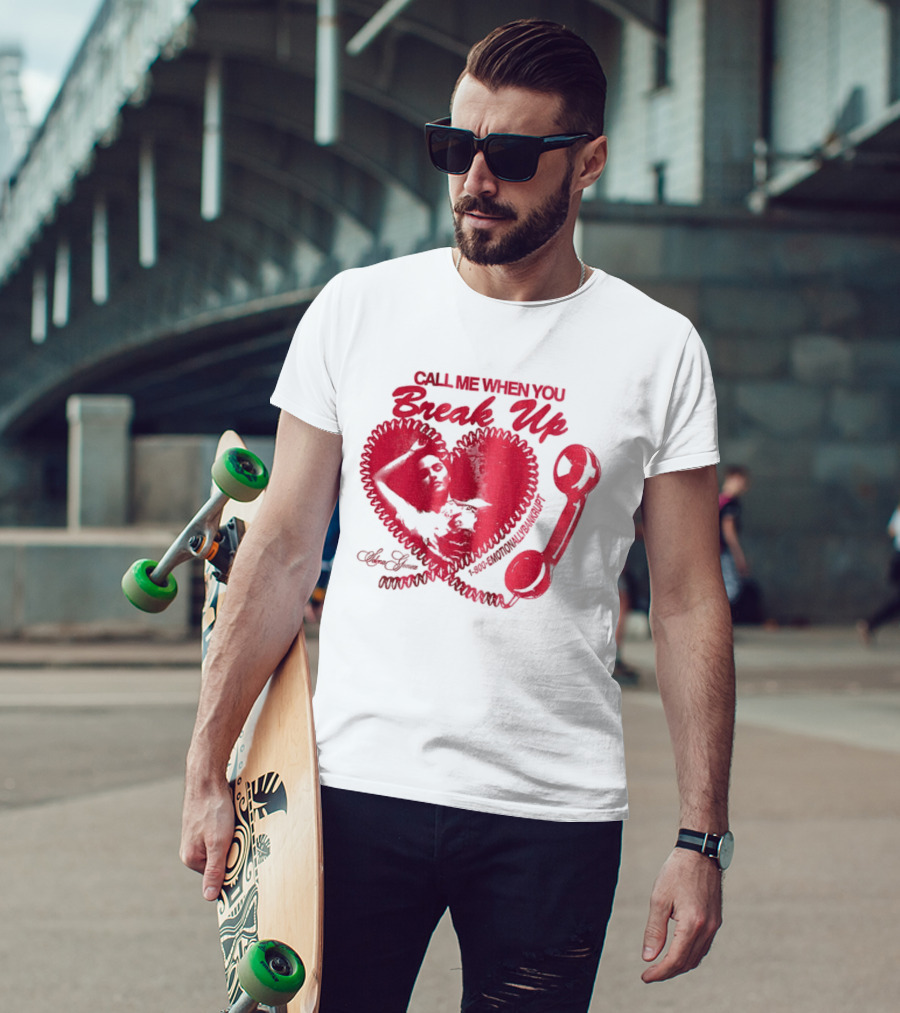 Selena Gomez Call Me When You Break Up Heart Wrench T-Shirt