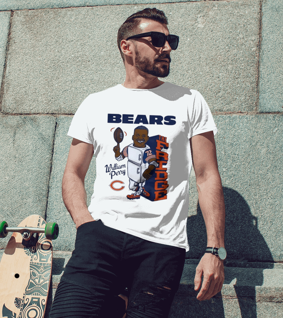 Chicago Bears William Perry The Fridge 72 Football T-Shirt