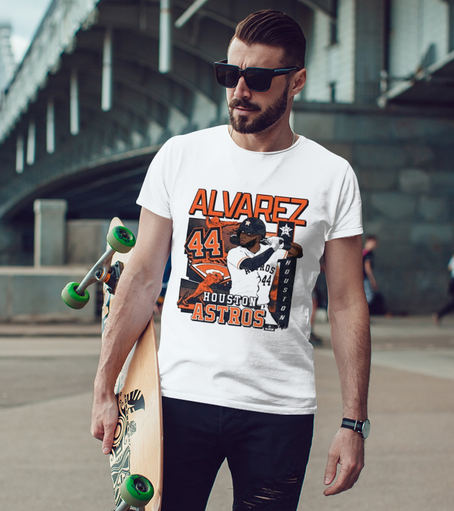 Yordan Alvarez 44 Houston Astros Player Edition MLB T-Shirt