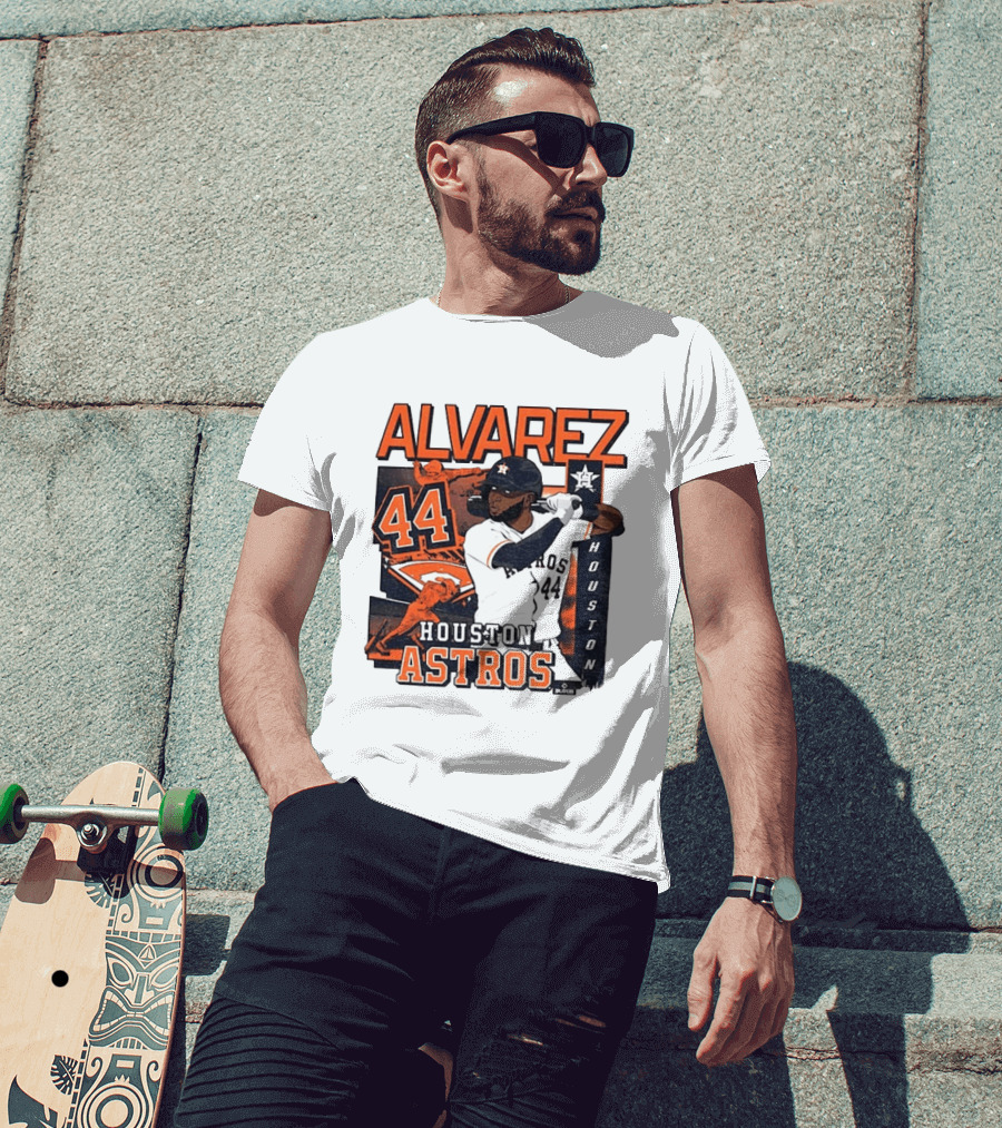 Yordan Alvarez 44 Houston Astros Player Edition MLB T-Shirt