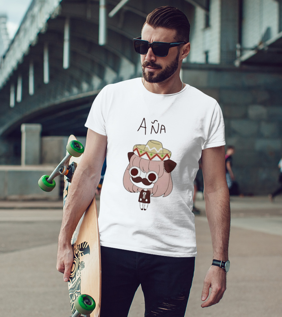 Aña Anya Forger Meme Sombrero Mustache T-Shirt