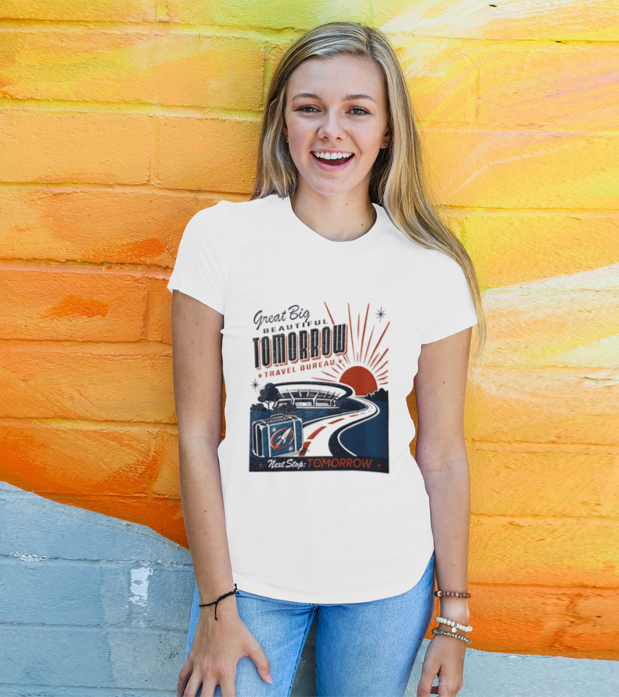 Great Big Beautiful Tomorrow Travel Bureau Tomorrow Carousel T-Shirt
