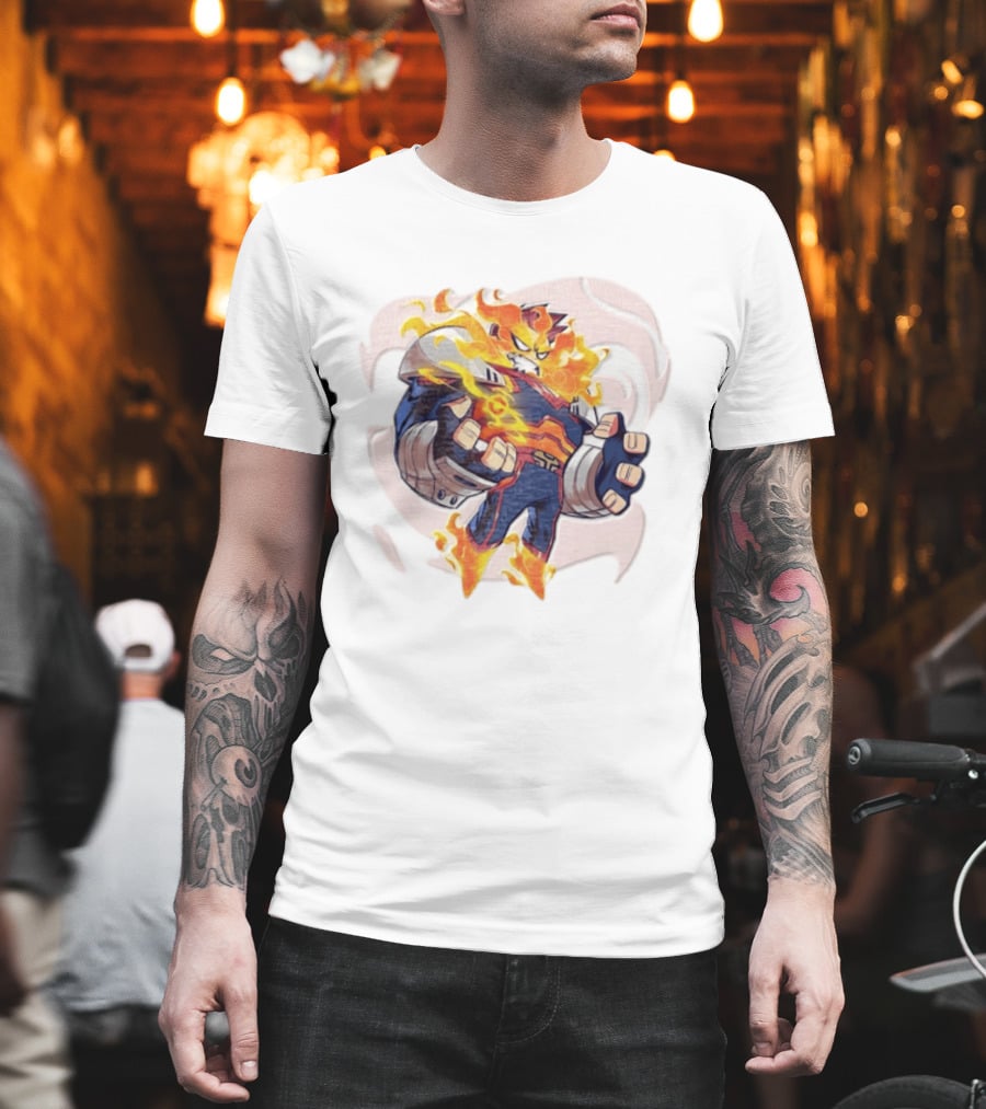 Endeavor My Hero Academia Fiery Flame T-Shirt