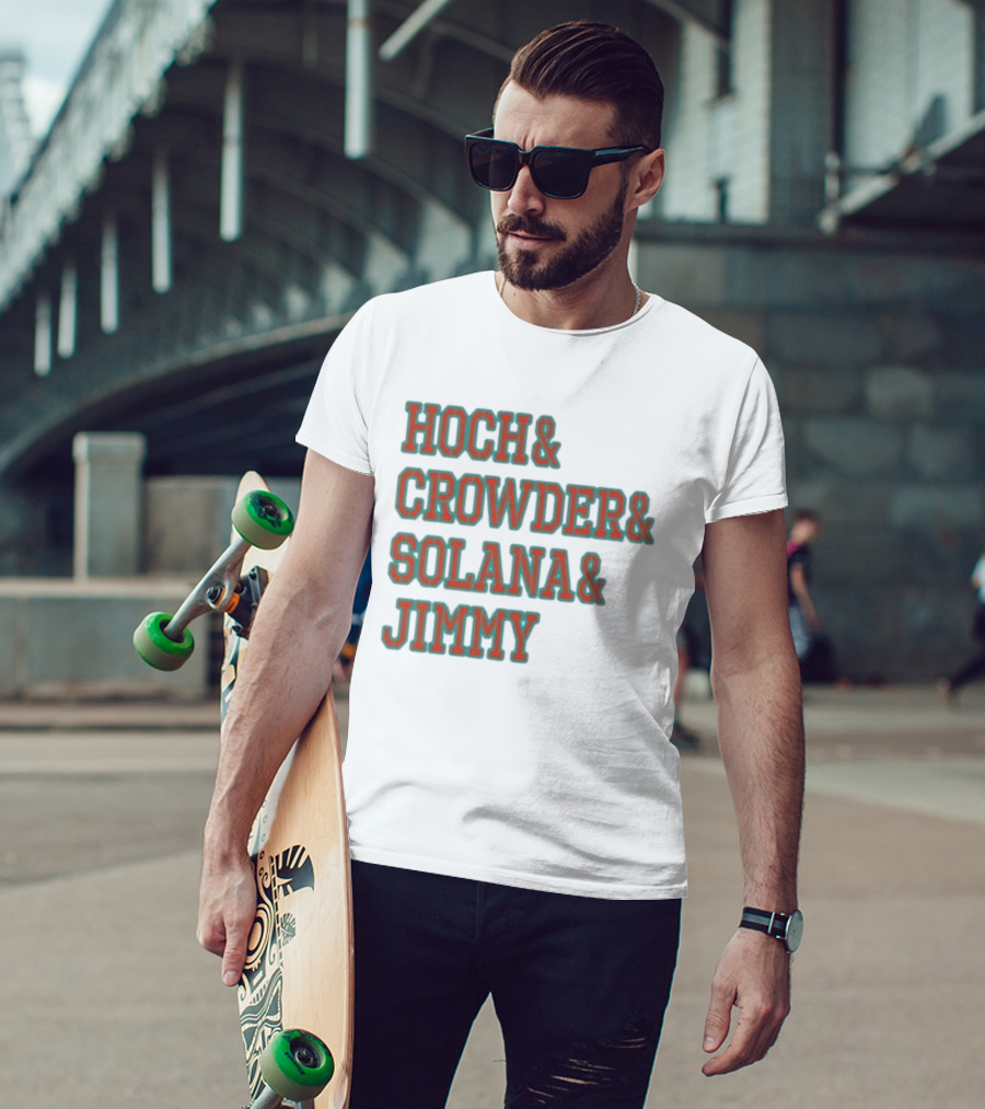 Hoch Crowder Solana Jimmy Miami Radio Show Merchandise T-Shirt