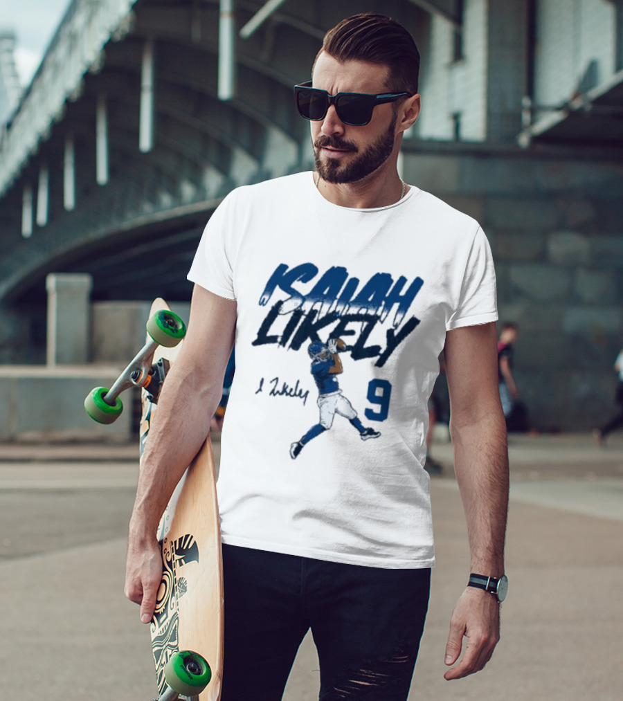 Isaiah Likely Catch Pose 9 New York Giants T-Shirt