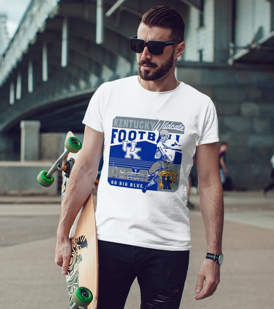 Kentucky Wildcats Football Go Big Blue Kroger Field UK Wildcats T-Shirt