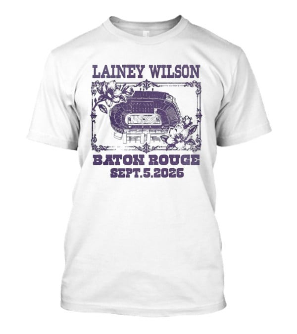 Lainey Wilson Baton Rouge September 5 2026 Vintage Concert T-Shirt