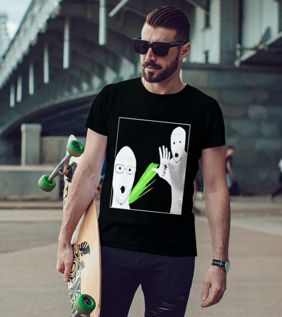 Soyjak Pointing Meme Wholesome Internet Reaction T-Shirt