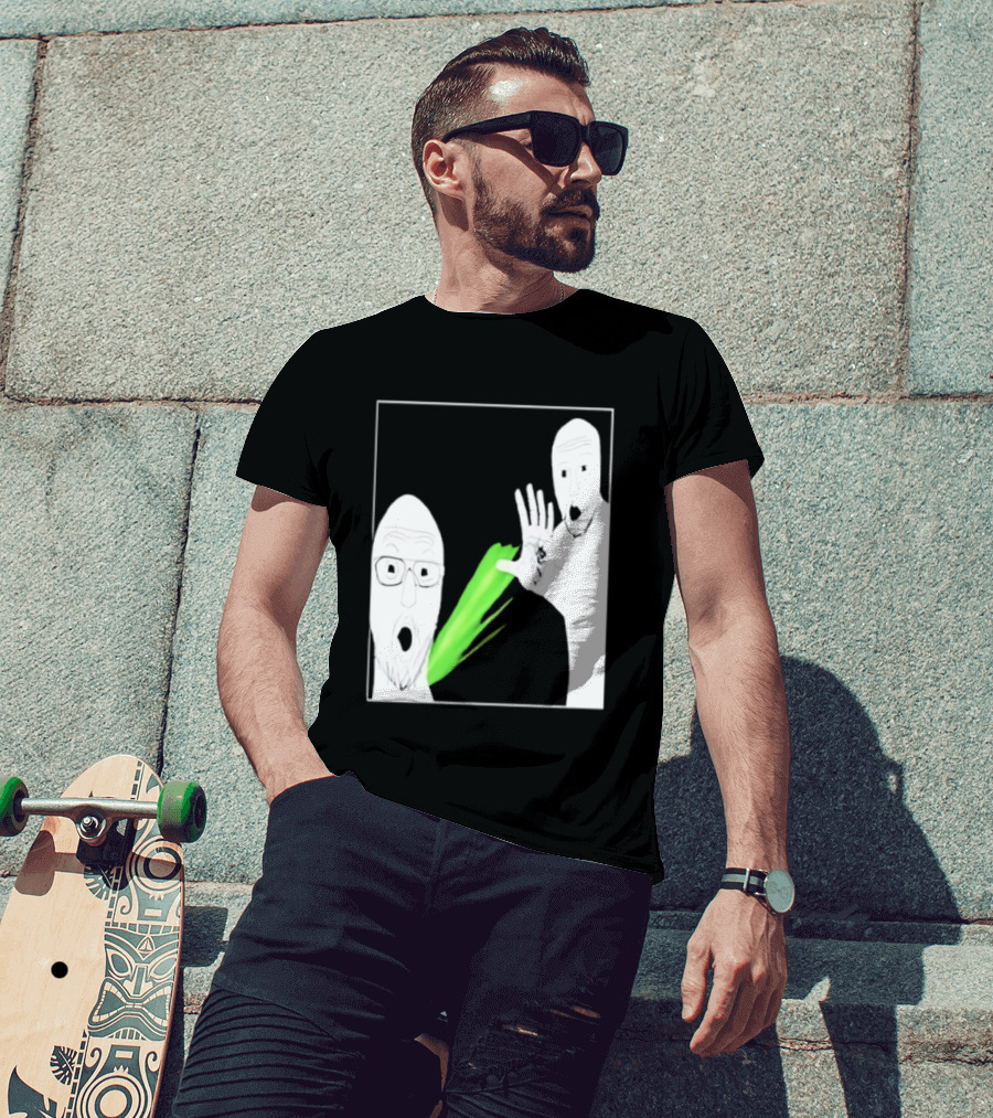 Soyjak Pointing Meme Wholesome Internet Reaction T-Shirt