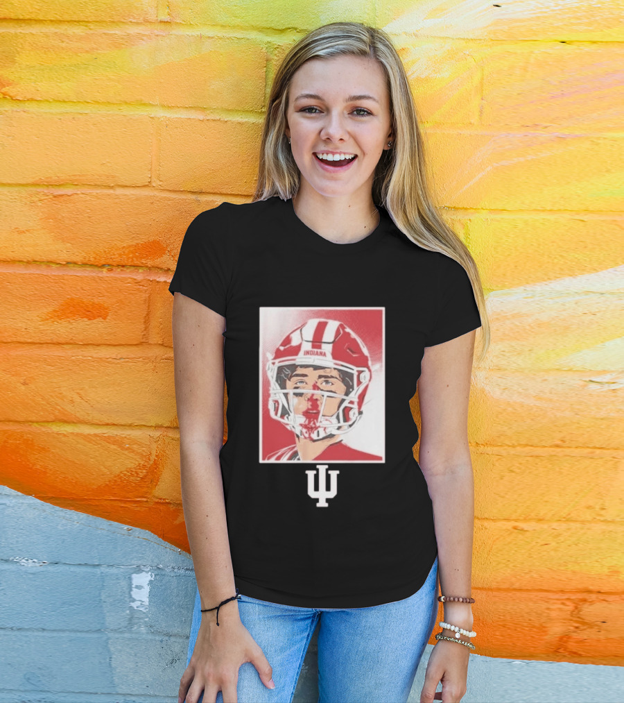 Josh Hoover Indiana Hoosiers Football Bloody Face T-Shirt