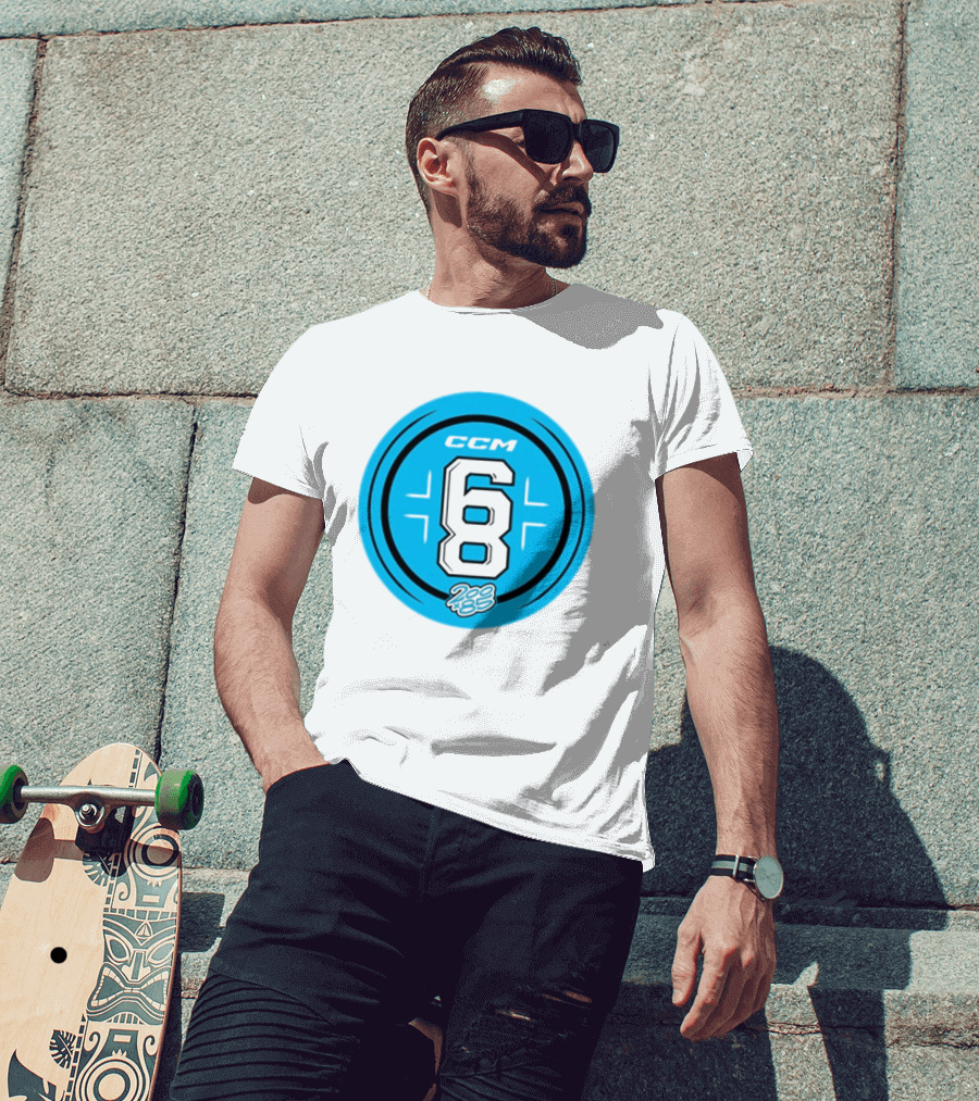 CCM 68 200×85 Tournament Series 2026 Iconic Blue Circle T-Shirt