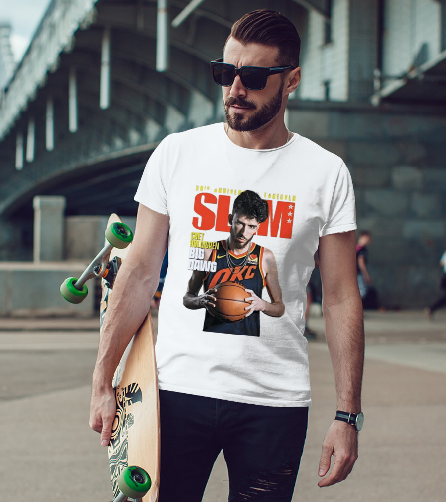 Chet Holmgren SLAM Magazine 30th Anniversary OKC Big Dawg Cover T-Shirt