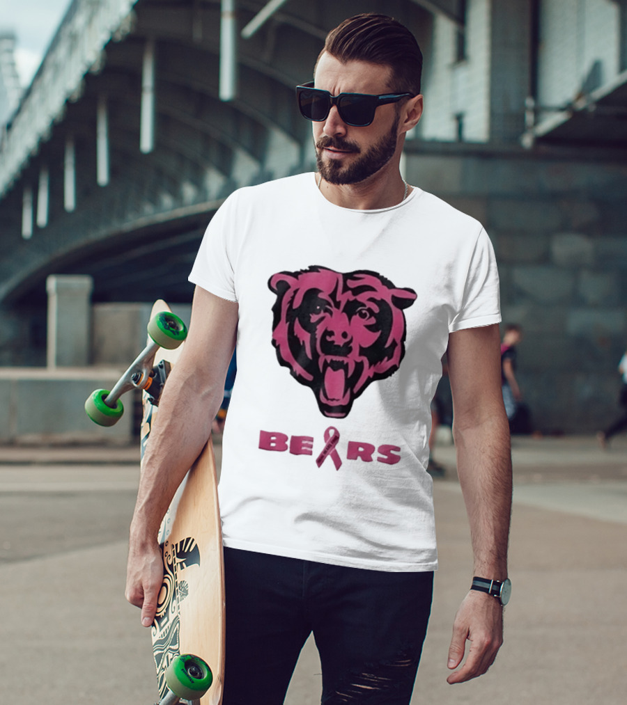 Chicago Bears Real Fans Wear Pink Breast Cancer Awareness 2026 T-Shirt