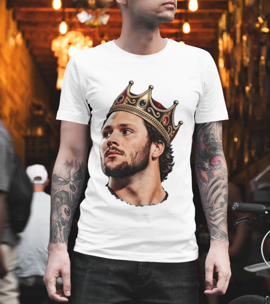 Josh Allen Buffalo Bills King Crown Football T-Shirt