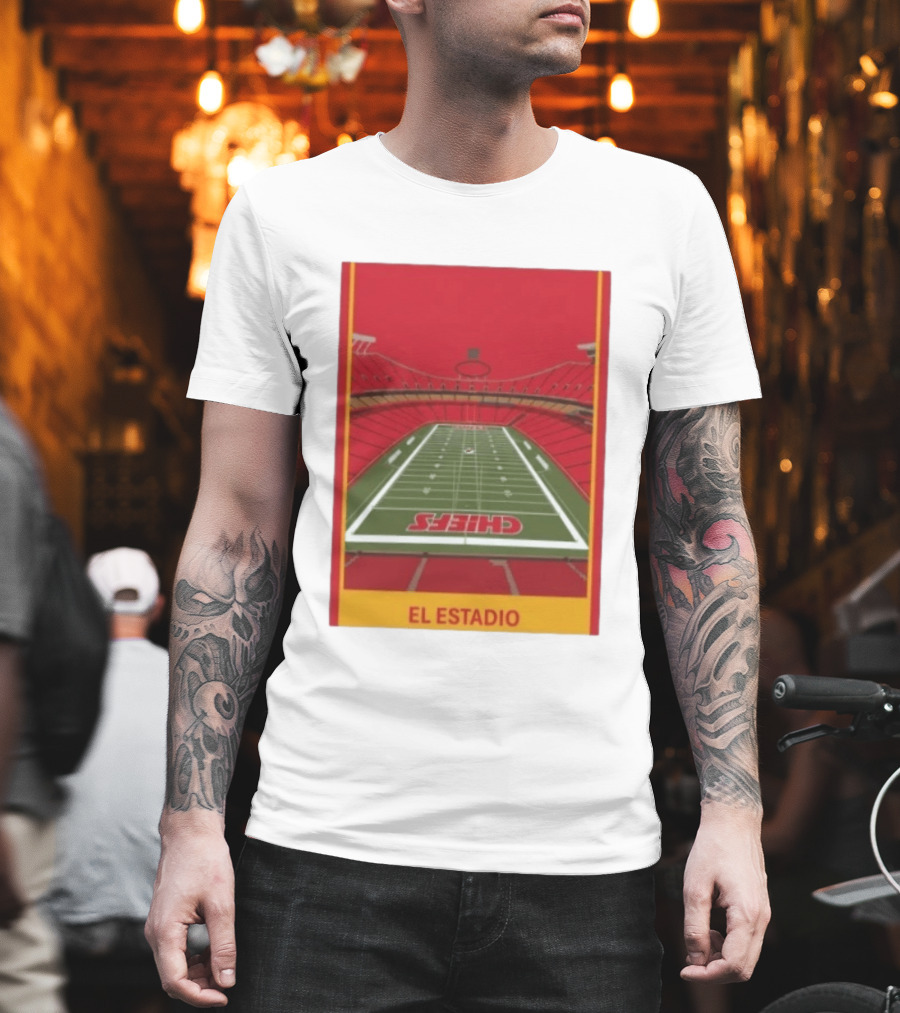 Kansas City Chiefs El Estadio Stadium Chiefs Field T-Shirt