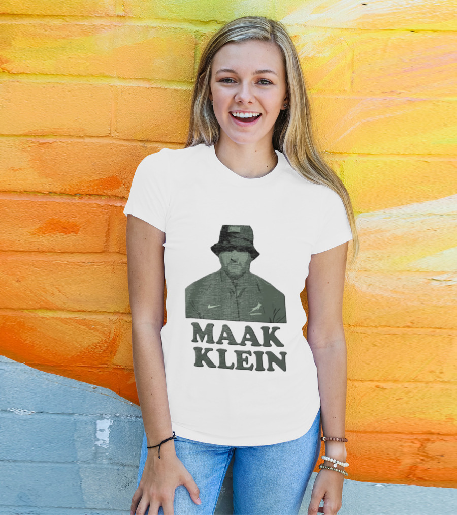 Rassie Erasmus South Africa Rugby Maak Klein Nike Jacket T-Shirt