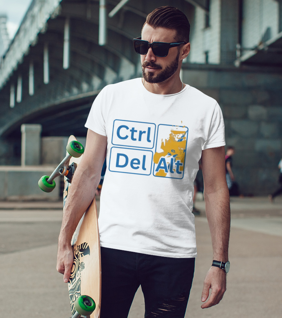 Los Angeles Football Ctrl Del Alt Gaming Keyboard Sports T-Shirt